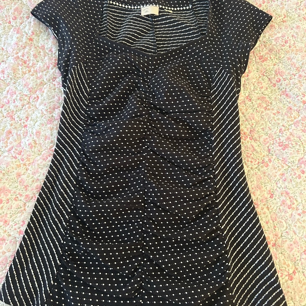 Black and White Polka Dot top